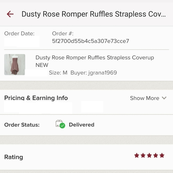 LAST Romper Swim Coverup Ruffles Strapless ALMOST SOLD OUT - Picture 8 of 9